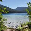 Blue Lake, summer day.