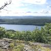 View of Dan Hole Pond from Sentinel Mountain.