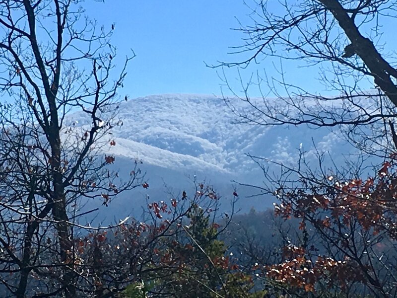 View East from Hannah Mountain Trail, Nov. 28, 2018.