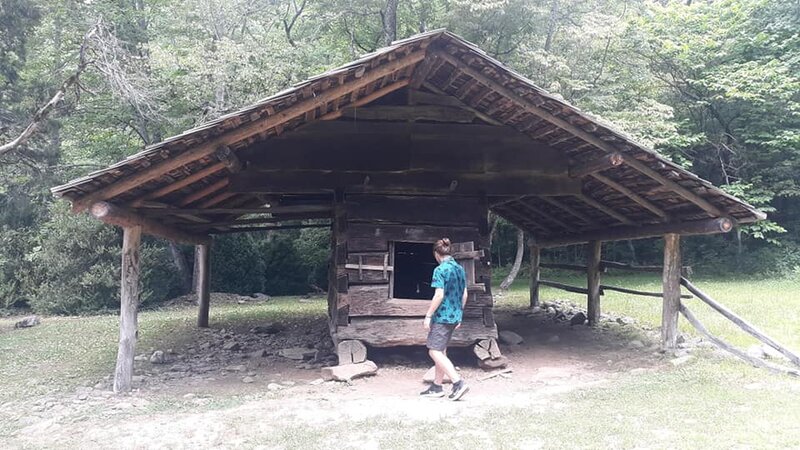 Old farm building at the farm sight.