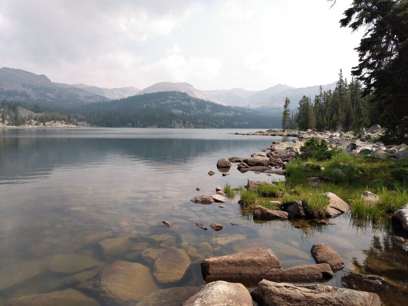 Looking northeast across East Tensleep Lake.