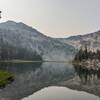 Tombstone Lake (Smoke from wildfires in California).