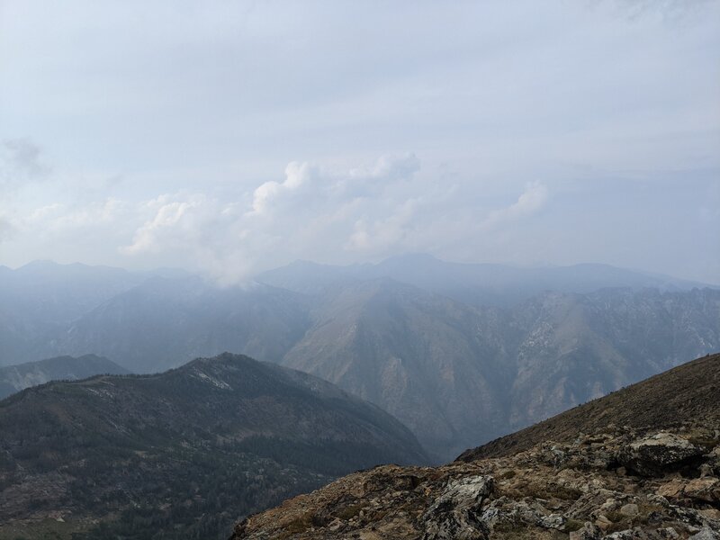 Northwest view from St. Mary Peak.