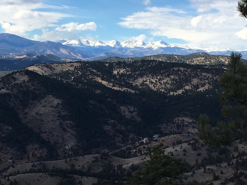 Mount Evans range from the summit.