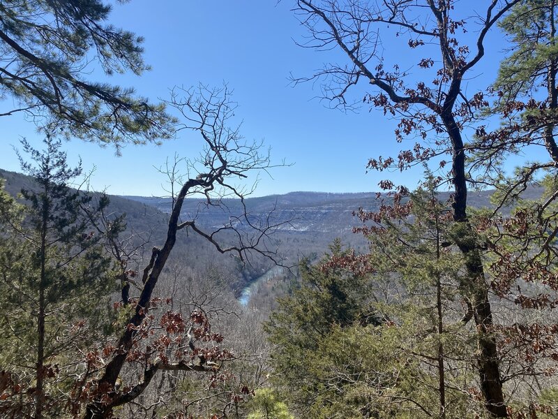 Winter views along Prickly Pear trail.