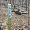 Sign marking the Prickly Pear backcountry campsite.