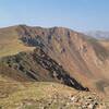 Looking up towards Mount Machebeuf.