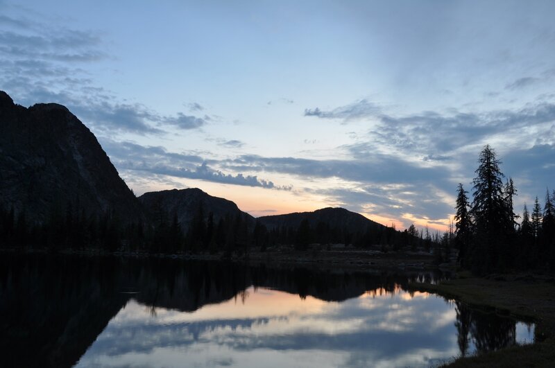 Peepsight lake absolutely beautiful setting and lake.