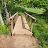 Bridge feature in lake loop trail.