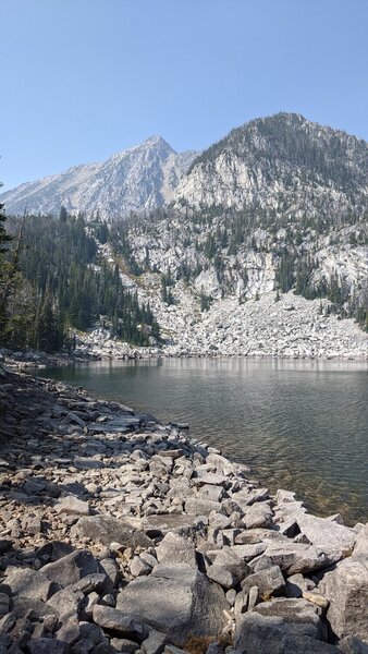 View from South side of Deep Lake.