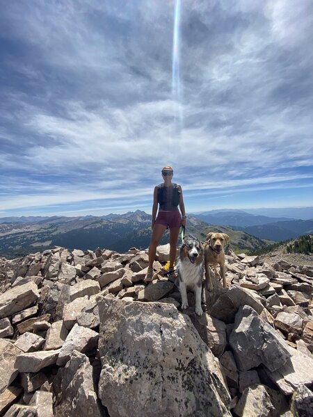 Friends on top of Jackson Peak!