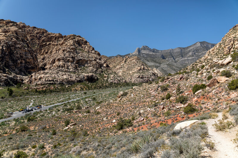 La Madre Mountains from White Rock Loop.