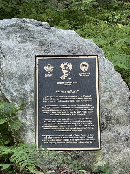 Medicine rock. Next to lake view point.