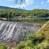 Spillway from Douthat Lake.