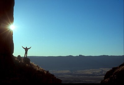 Greeting the Sun - Vermillion Cliffs Wilderness.