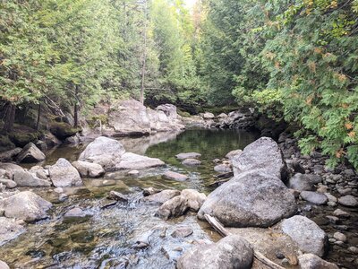 North Fork of Boquet River, near the Rt 73 road crossing.