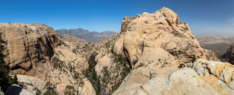 Ice Box Canyon and Bridge Mountain.