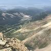 Looking back to trailhead and Iowa Gulch from Dyer.