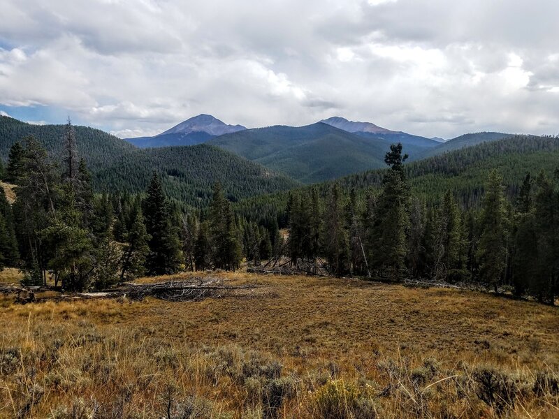 Right before heading down into Breckenridge off Segment 6.