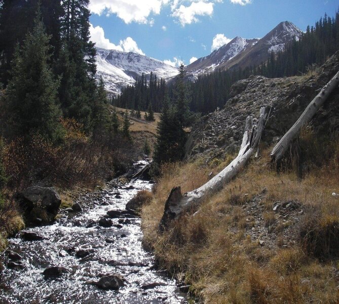 Looking toward the La Plata Mountains.