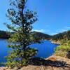 A view of the Northwestern leg of Gross Reservoir.