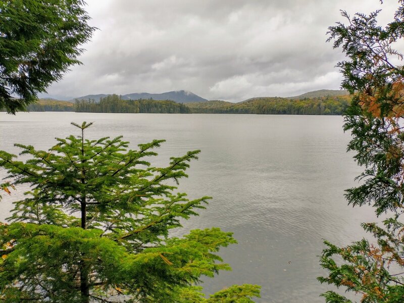 Lake Newcomb from Camp Santanoni.