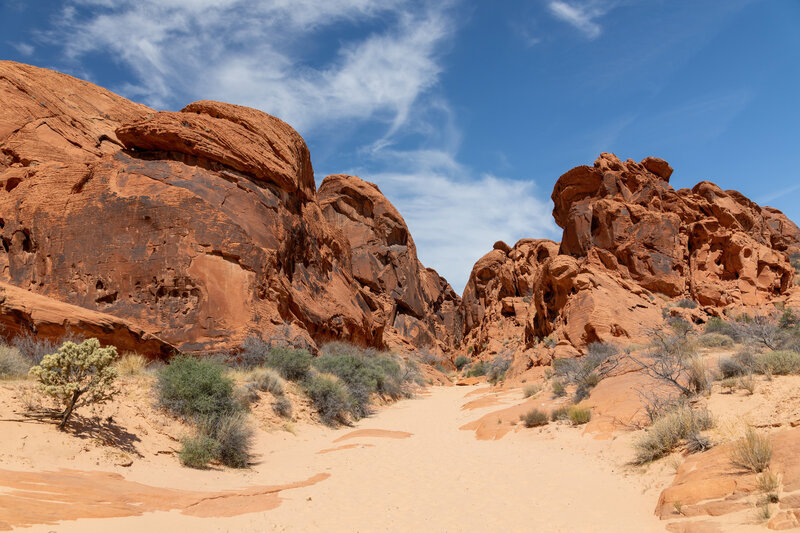 This is the mouth of the final canyon that leads straight towards Silica Dome