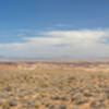 Panoramic view north from the dirt road to Silica Dome.