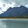 Dragon Peak is across the Athabasca River to the southwest of Big Bend trail camp.