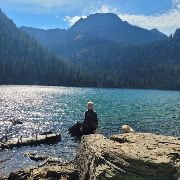 Cold Lake.  Well worth the hike up!