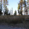 Parking area and beginning of trail.