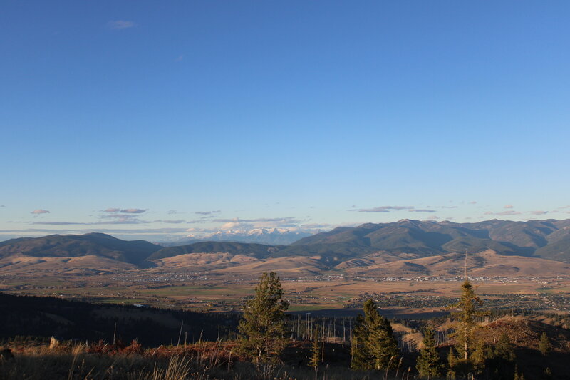 View looking Northeast from the top of the gulch.