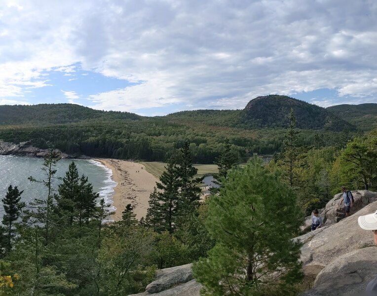 View of Sand Beach from Great Head Trail.