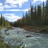 The Snake Indian River is a lot smaller when it's only a 1-2 day hike from its headwaters at Snake Indian Pass.