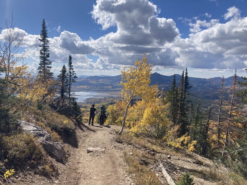 View point of Steamboat Lake.