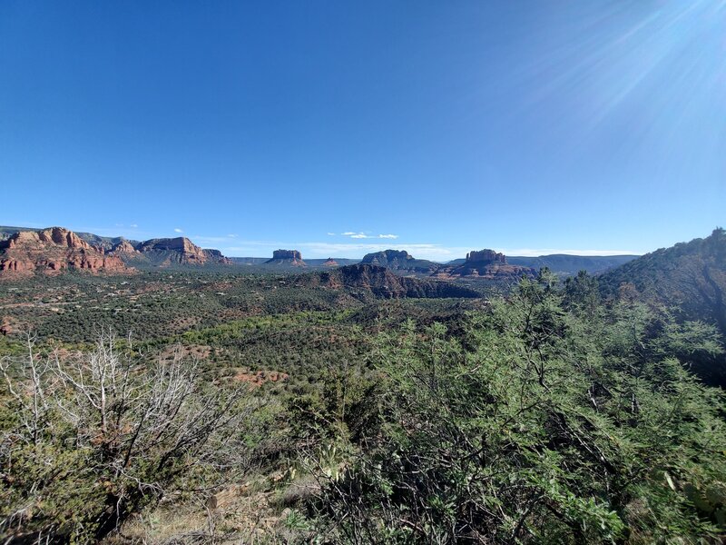 Clear day vista.