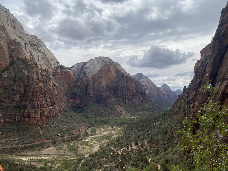 Angels landing. Half up the trail before entering the canyon.