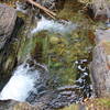 One of many cool areas along the stream.