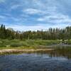 North Fork Lake's inlet creek that flows down from Lake Victor.