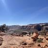 The view over the valley from Pinto Arch