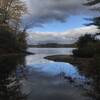 Bearcamp Pond on a crisp fall day.