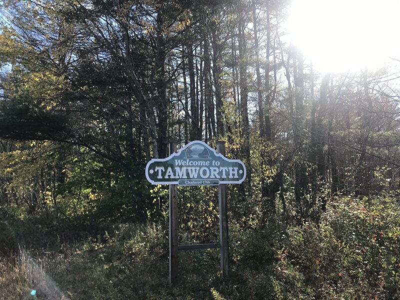 Tamworth town sign.