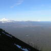 Mt. Jefferson and Mt. Hood from east side of Black Butte (1-13-2018)