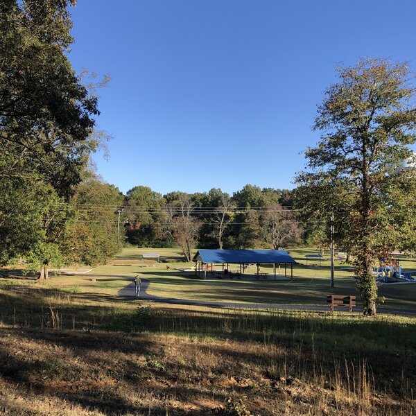 View of Bacon Memorial Park and paved trail