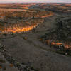 Evening light on Vogel Canyon