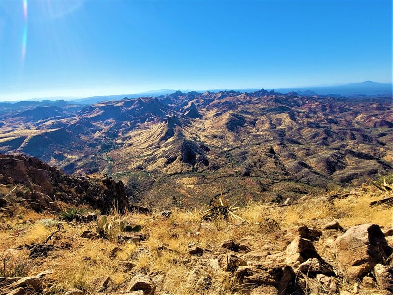 From the peak looking South.