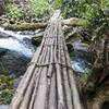 Rustic bridge at Templetons Crossing.