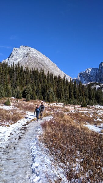 Passing through the meadow on the way back from Chester Lake