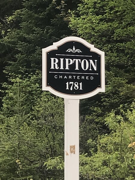 Ripton Town Line.