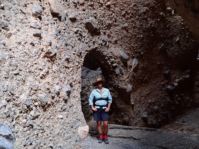 One of the natural bridges in the eastern-most slot.